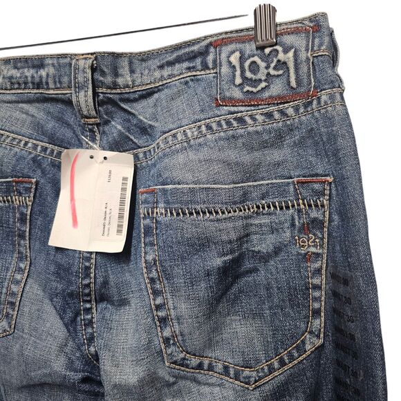 Western Glove Works Jeans 1921 Straight Leg Jeans Men's 30X34  Button Fly - Picture 5 of 5